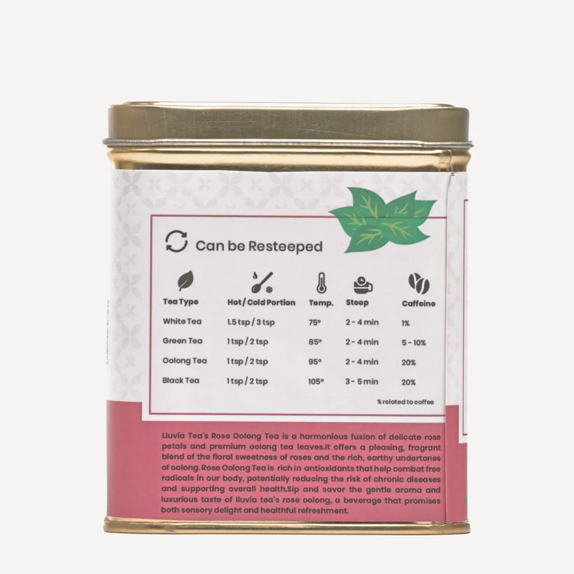 Rose Oolong Tea by Lluvia Tea - EarthBased 