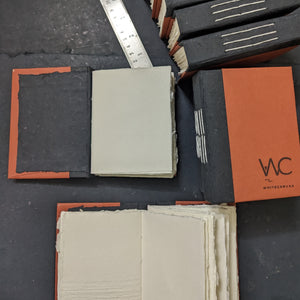 Rustic Orange Hard Bound Pocket Journal - EarthBased 