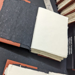 Rustic Orange Hard Bound Pocket Journal - EarthBased 