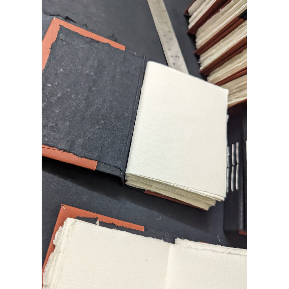 Rustic Orange Hard Bound Pocket Journal - EarthBased 