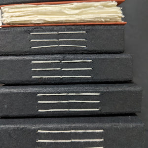 Rustic Orange Hard Bound Pocket Journal - EarthBased 