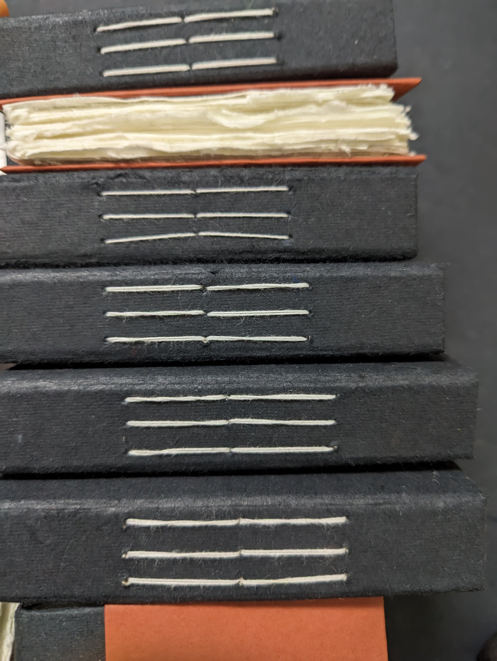 Rustic Orange Hard Bound Pocket Journal - EarthBased 