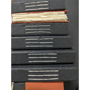 Rustic Orange Hard Bound Pocket Journal - EarthBased 