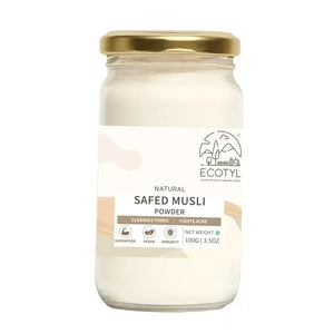 Ecotyl Safed Musli Powder | Boosts Stamina & Immunity | Ayurvedic Herb | 100g - EarthBased 