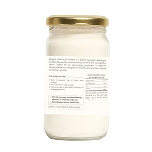 Ecotyl Safed Musli Powder | Boosts Stamina & Immunity | Ayurvedic Herb | 100g - EarthBased 