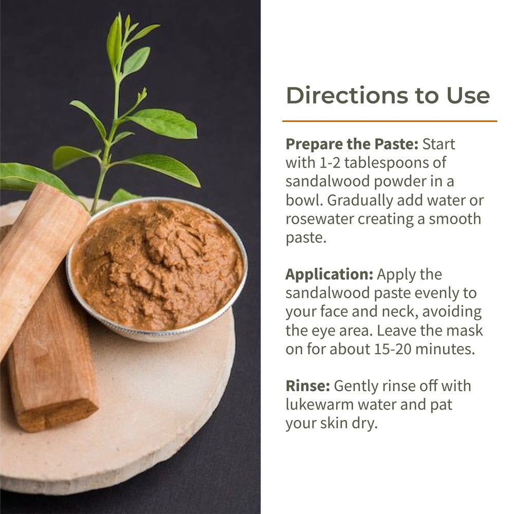 Natural Sandalwood Powder | Ecotyl - EarthBased 