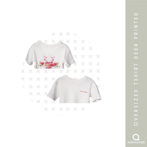 OVERSIZED TSHIRT DEER PRINTED - EarthBased 