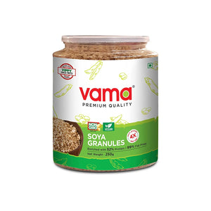Vama SOYA Mince-Granules | 99% Fat-Free | Vegan | Gluten-Free | Healthy Products 250g - EarthBased 