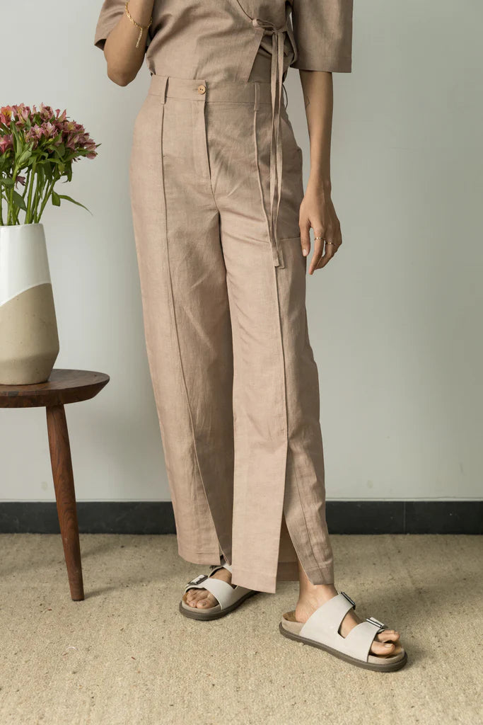 SPLIT-HEM TROUSERS - EarthBased 
