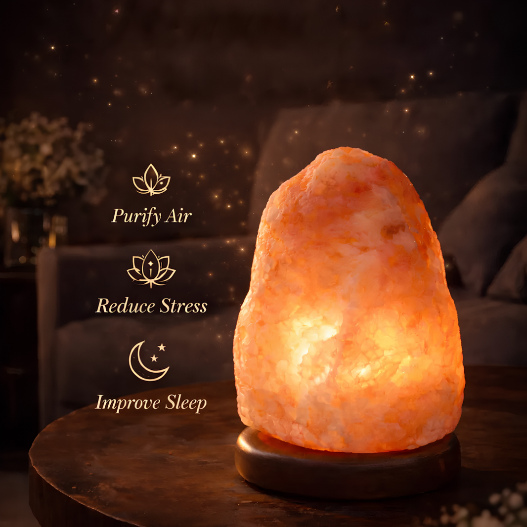 Natural Rock Shape Himalayan Salt Lamp | ONEarth