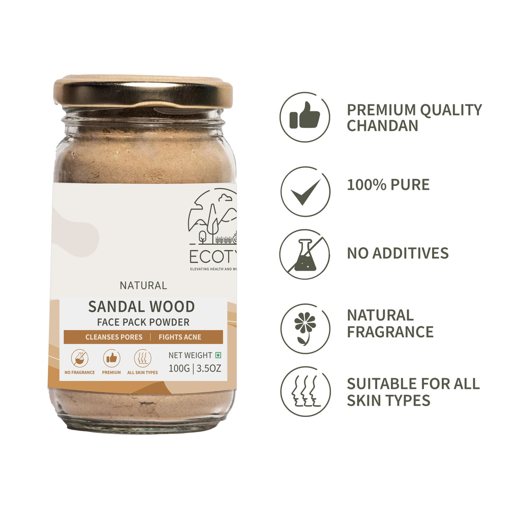Natural Sandalwood Powder | Ecotyl - EarthBased 