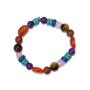 Natural Certified Seven Chakra Bracelet For Opening All 7 Chakras - EarthBased 