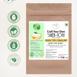 Silken Tofu Coagulant | Make 5kg Silken-Tofu at Home | Easy-to-Use Instructions Included by Posh Flavors - EarthBased 