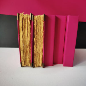 Square Hard Bound fun Journal I Sketching Diary (Pink & Purple) - EarthBased 