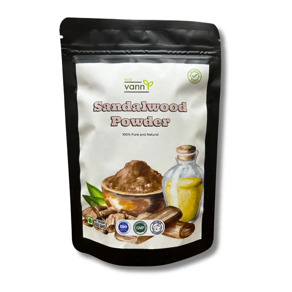 Eco vann Sandalwood Powder | Pack of 3 - EarthBased 