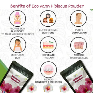 Eco vann | Hibiscus Powder | Pack of 6 - EarthBased 