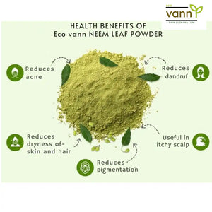 Eco Vann Neem Leaf powder | Pack of 6 - EarthBased 