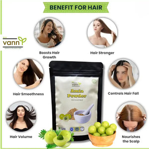 Eco vann Amla Powder | Pack of 5 - EarthBased 