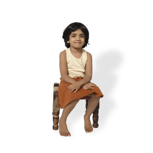 Sleevless top with A-line Skirts set - EarthBased 