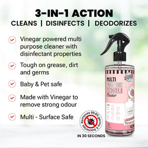 Buy SOVI® Multi-Purpose Vinegar Cleaner 2 Liters & Get SOVI® Floor Cleaner 2 Liters (₹549) FREE - EarthBased 