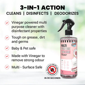 Buy SOVI® Multi-Purpose Vinegar Cleaner 2 Liters & Get SOVI® Dishwash Liquid Gel 2 Liters (₹499) FREE - EarthBased # #
