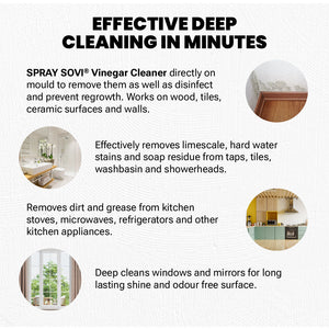 The Ultimate Bathroom Cleaning Kit - SOVI® Floor Cleaner, SOVI® Multi Purpose Cleaner, TYDIBOWL® Toilet Cleaner, Pack of 3 - EarthBased # #
