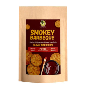 Brown rice Crips, Smokey Barbeque - EarthBased 