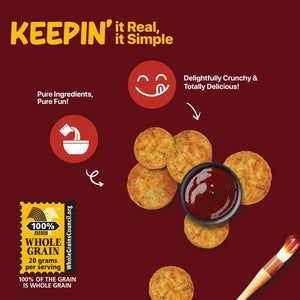 Brown rice Crips, Smokey Barbeque - EarthBased 