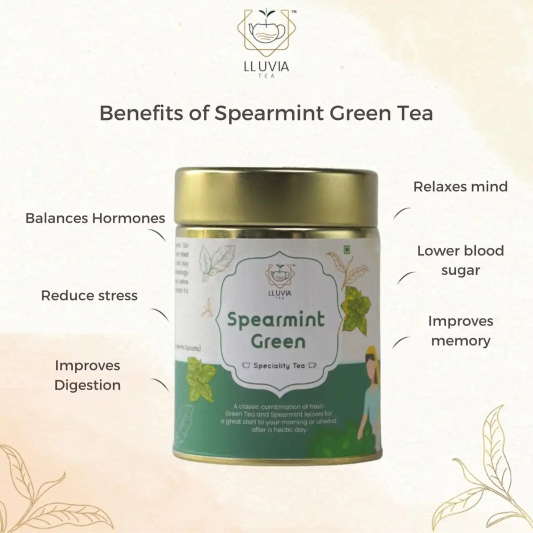 Spearmint Green Tea - EarthBased 