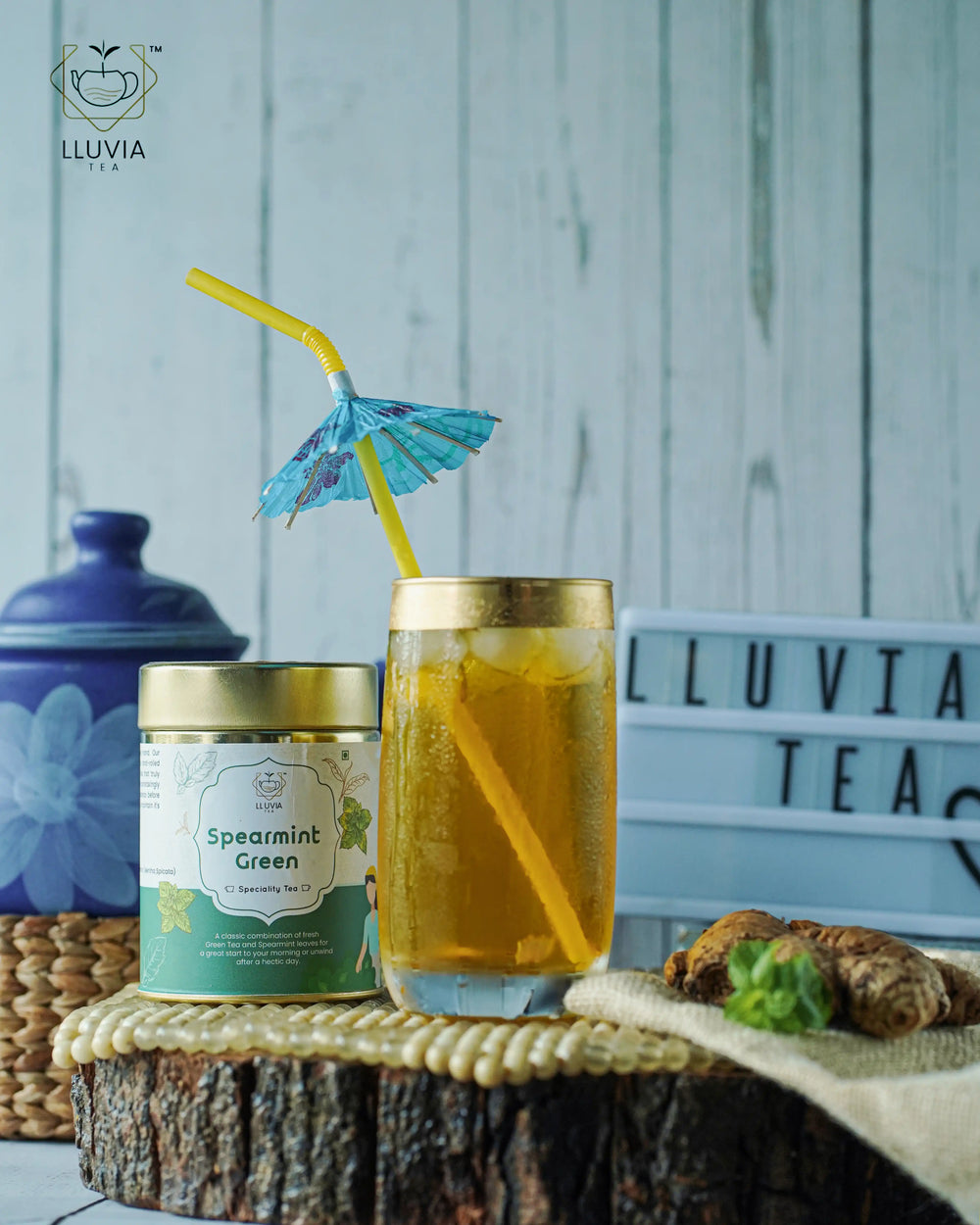 Spearmint Green Tea - EarthBased 