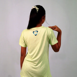 Stay Graceful Lettuce Green T-shirt & Salute Navy Shorts Set | Playout - EarthBased 