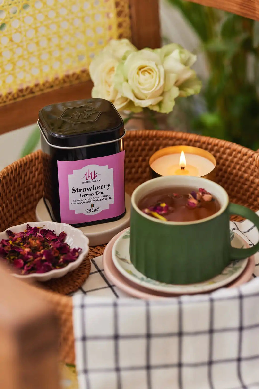 Strawberry Green Tea - EarthBased 