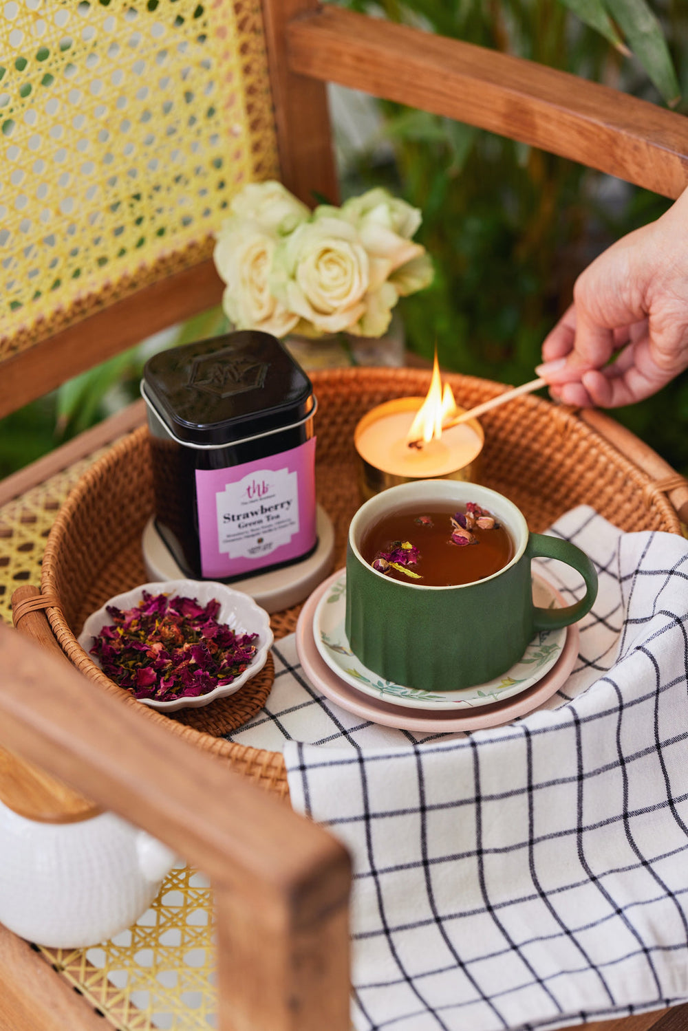 Strawberry Green Tea - EarthBased 