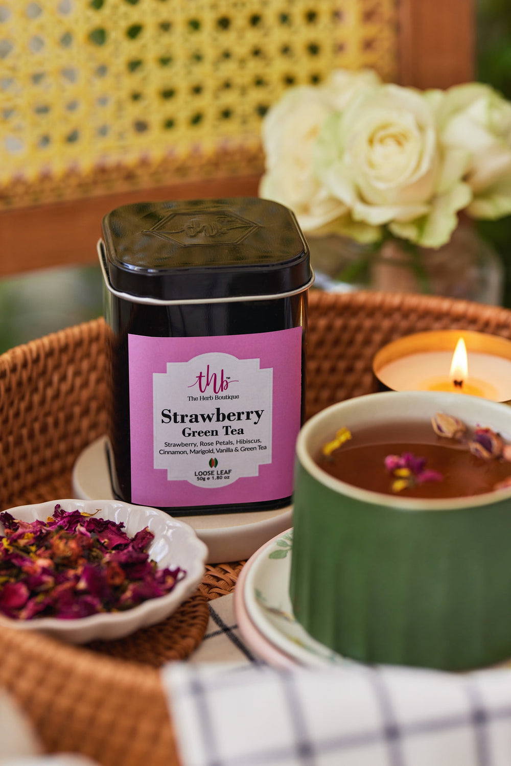 Strawberry Green Tea - EarthBased 