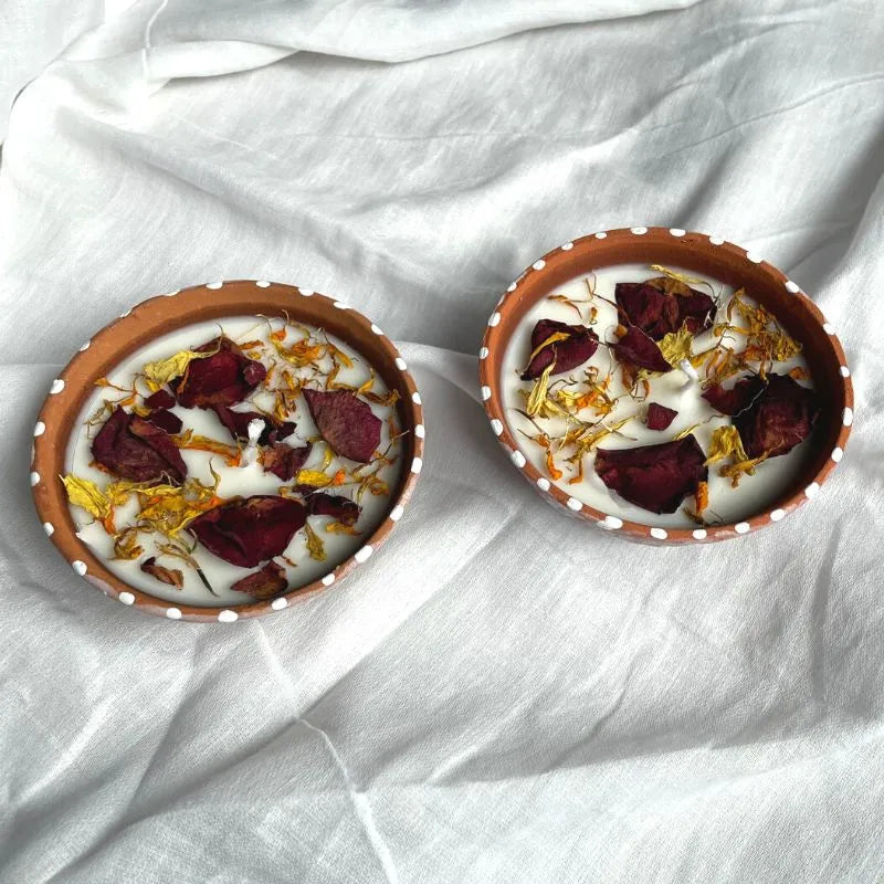 The Good Route Summer Floral Candles - EarthBased 