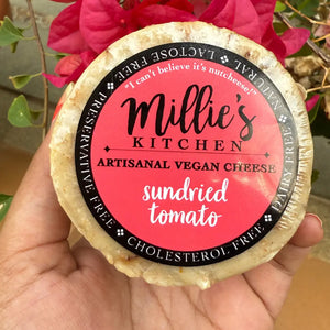 Sundried Tomato Wheel | Millie's Vegan Cheese - EarthBased 