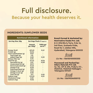Nourish You raw sunflower seeds, pack of 4 – image 4