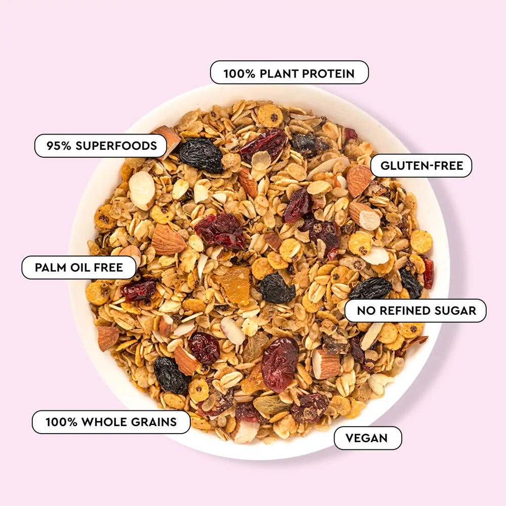 Nourish You Super Muesli Fruit & Nut - 400gm - EarthBased 