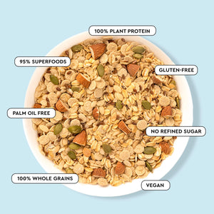 Super muesli - no added sugar | 400g by Nourish You - EarthBased 