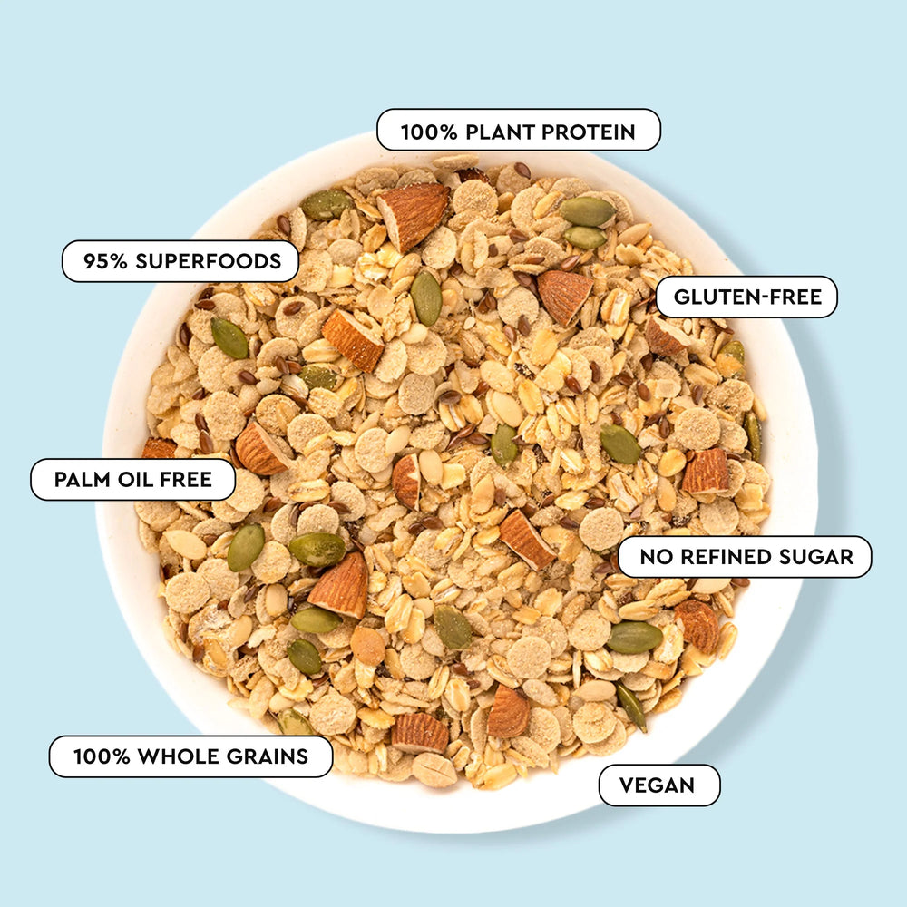 Super muesli - no added sugar | 400g by Nourish You - EarthBased 