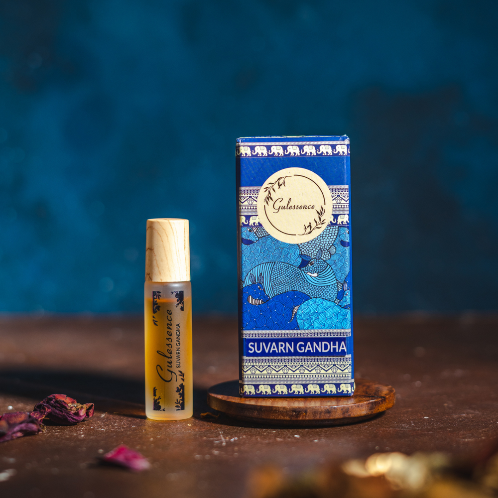 Suvarn Gandha Roll On Perfume | Roll-On Attar | Gulessence - EarthBased 