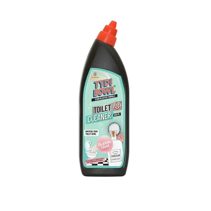 TYDIBOWL® TOILET CLEANER, VINEGAR POWERED, HARD WATER STAIN BLASTER, BUBBLE BLAST - EarthBased 
