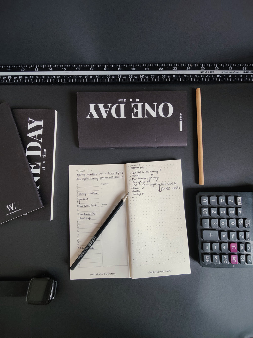 Time Scheduler I Undated 30 Day Planner I Time Tracker - EarthBased 