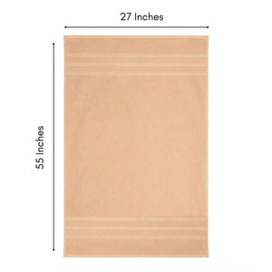 Luxuriously Soft Bamboo Bath Towel Beige - EarthBased 