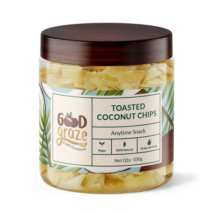 Good Graze Toasted Coconut Chips • Pack of 2 • 200g - EarthBased 