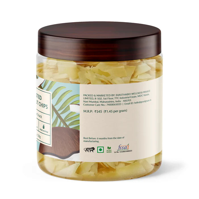 Good Graze Toasted Coconut Chips • Pack of 2 • 200g - EarthBased 