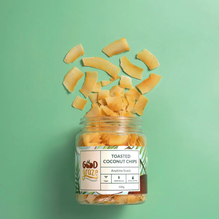 Good Graze Toasted Coconut Chips • Pack of 2 • 200g - EarthBased 
