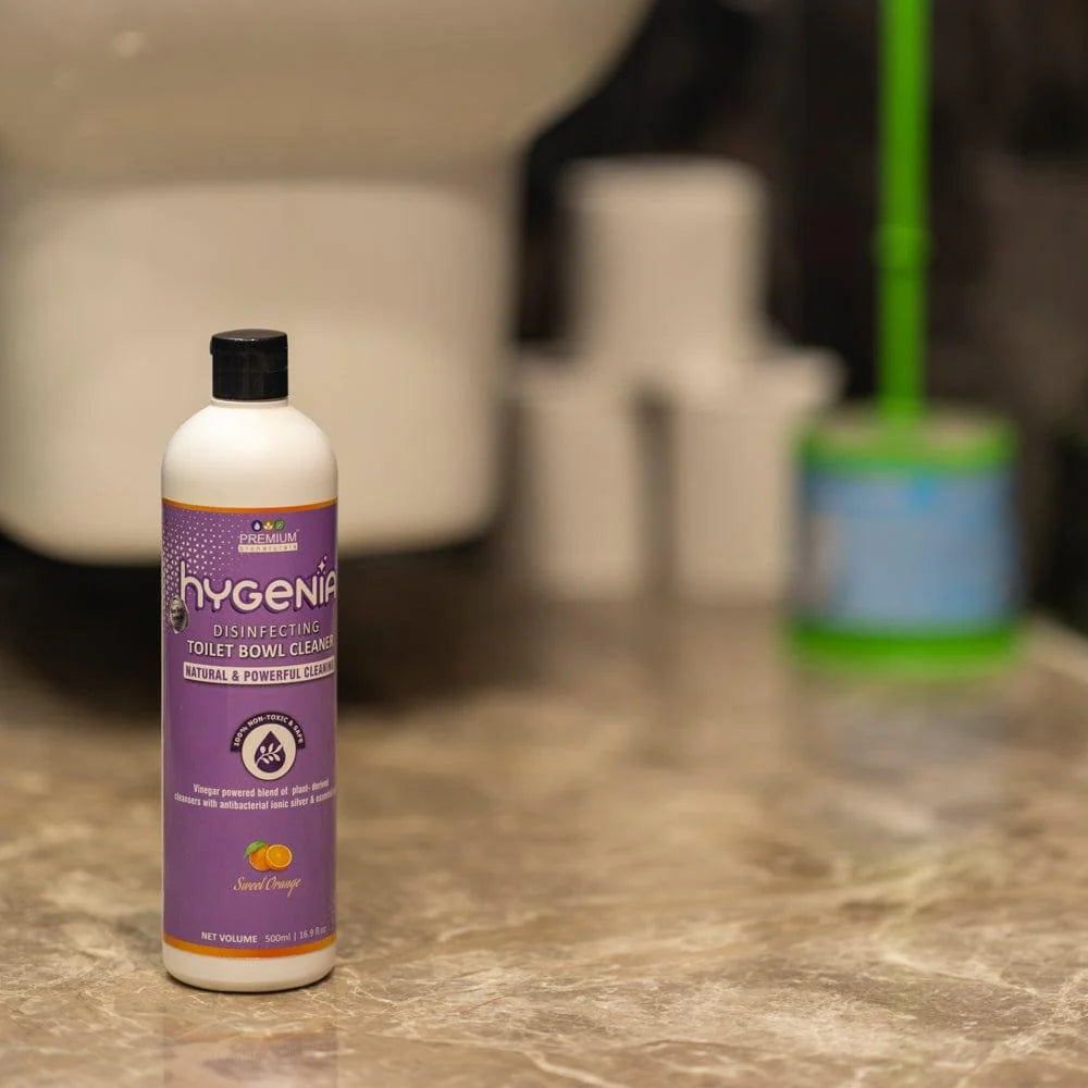 Hygenia Disinfecting Toilet Bowl Cleaner - Sweet Orange 500ml - EarthBased 