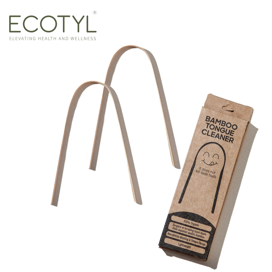 Ecotyl | Bamboo Tongue Cleaner - Set of 2 - EarthBased 