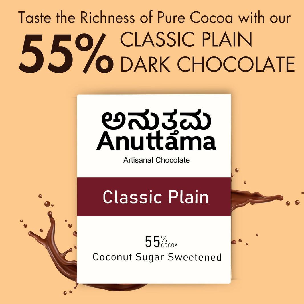 Dark Chocolate | Cranberry + Absolute Coffee + Classic | Dark Chocolate Bar | Gift's Pack | Cocoa Combo - EarthBased 